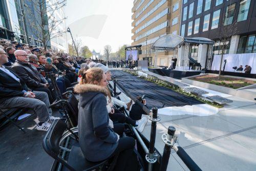 epa12841107 A memorial ceremony on the 10th anniversary of the Brussels attacks in Brussels, Belgium, 22 March 2026. Brussels was struck by coordinated suicide bombings on 22 March 2016, claimed by the so-called Islamic State. Two blasts detonated in the departure hall of Zaventem Airport and a third at Maelbeek metro station in the EU quarter, killing 32...