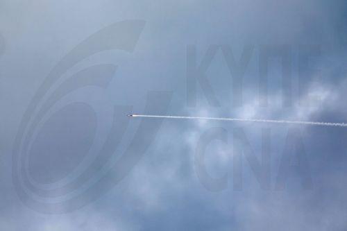 epa12841449 Israel's air defense system intercepts projectiles launched towards northern Israel amid cross-border fire, as seen from the Upper Galilee, northern Israel, 22 March 2026. Israel resumed operations in Lebanon in early March 2026, targeting Hezbollah's infrastructure and personnel.  EPA/ATEF SAFADI