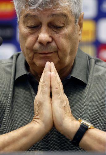 epa12874171 (FILE) - Newly appointed manager of the Romanian national soccer team, Mircea Lucescu, attends a press conference following his nomination held at the Romanian Soccer Federation headquarters in Bucharest, Romania, 06 August 2024 (Reissued 07 April 2026). Romanian head coach Mircea Lucescu, died on 07 April 2026, at the age of 80.  EPA/ROBERT...