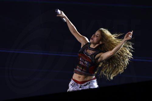epa12927491 Colombian singer Shakira performs during a rehearsal ahead of her 02 May concert on Copacabana Beach in Rio de Janeiro, Brazil, 01 May 2026. Shakira is scheduled to headline a free concert on the beach expected to draw around two million people as part of the 'Todo Mundo no Rio' (Everyone in Rio) initiative, according to Rio City Hall. ...