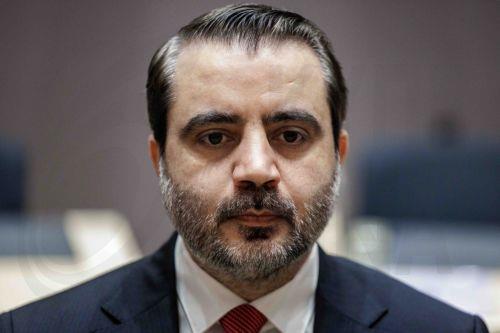 epa12947834 Asaad Hassan al-Shaibani, Minister for Foreign Affairs and Expatriates of the Syrian transitional government, arrives at the first EU-Syria High-level Political Dialogue in Brussels, Belgium, 11 May 2026. The dialogue will be an opportunity to make progress towards normalising relations between the EU and Syria and to take stock of the various...