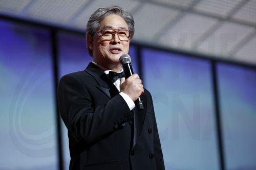 epa12950990 Feature Films Jury President Park Chan-wook onstage during the opening ceremony of the 79th annual Cannes Film Festival, in Cannes, France, 12 May 2026. The film festival runs from 12 to 23 May 2026.  EPA/SEBASTIEN NOGIER