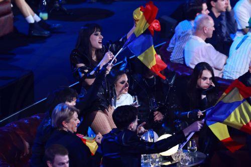 epa12958518 Alexandra Capitanescu of Romania waits for the results during the second semi-final of the 70th Eurovision Song Contest (ESC) in Vienna, Austria, 14 May 2026. The grand final of the ESC 2026 is scheduled for 16 May.  EPA/HANNIBAL HANSCHKE