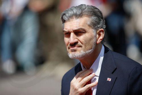 epa12994489 Georgia's President Mikheil Kavelashvili attends a military parade marking the country's 108th Independence Day in Tbilisi, Georgia, 26 May 2026. Georgia declared its independence from Russia on 26 May 1918.  EPA/DAVID MDZINARISHVILI