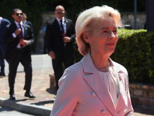 epa13017549 European Commission President Ursula von der Leyen arrives at the EU-Western Balkans summit in Tivat, Montenegro, 05 June 2026. The high-level one-day summit brings together European Union (EU) leaders and their Western Balkan counterparts to discuss concrete integration measures and accelerate the region's path toward bloc membership. ...