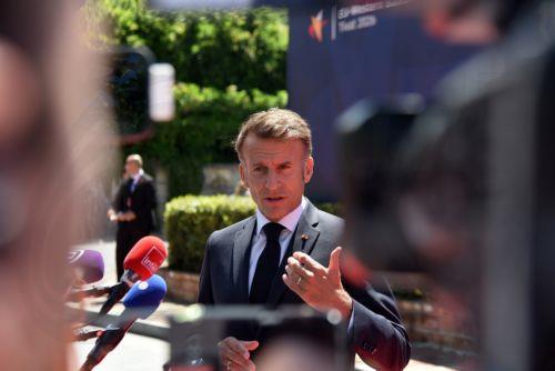 epa13017566 French President Emmanuel Macron arrives at the EU-Western Balkans summit in Tivat, Montenegro, 05 June 2026. The high-level one-day summit brings together European Union (EU) leaders and their Western Balkan counterparts to discuss concrete integration measures and accelerate the region's path toward bloc membership.  EPA/BORIS PEJOVIC