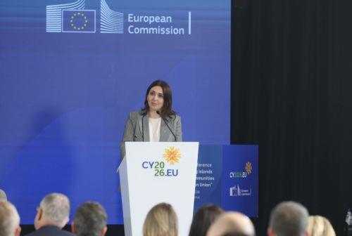 Η Υφυπουργός Ευρωπαϊκών Θεμάτων, Μαριλένα Ραουνά στην Υψηλού Επιπέδου Διάσκεψη «Ενισχύοντας τα νησιά και τις παράκτιες κοινότητες της Ευρωπαϊκής Ένωσης (ΕΕ)», Πάφος 26 Ιουνίου 2026.