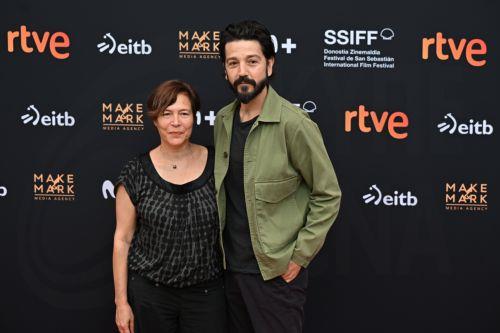 epa13116702 Mexican actor Diego Luna (R) poses during the official presentation of the 74th San Sebastian International Film Festival in Madrid, Spain, 17 July 2026. San Sebastian International Film Festival runs from 18 to 26 September 2026.  EPA/FERNANDO VILLAR