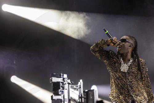 epa13132915 French rapper Jok'Air, the pseudonym of Melvin Felix Aka, performs on the Vega stage during the 49th edition of the Paleo Festival in Nyon, Switzerland, 25 July 2026. The Paleo Festival is an open-air music festival in the western part of Switzerland with about 250,000 spectators in six days and takes place from 21 to 26 July.  EPA/SALVATORE DI...