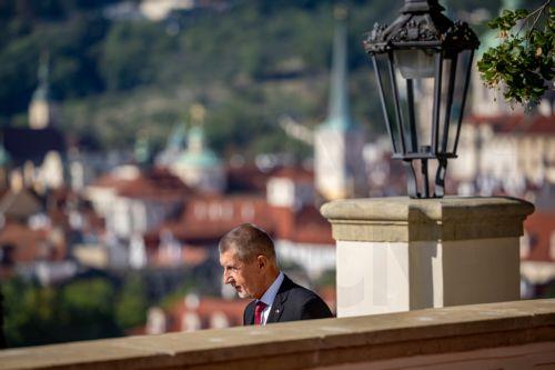 epa13194010 Czech Prime Minister Andrej Babis waits for the arrival of European Council President Antonio Costa (not pictured) ahead of their meeting in Prague, Czech Republic, 27 August 2026. Costa is in Prague as part of his an annual round of visits to European Union capitals between 25 August and 17 September.  EPA/MARTIN DIVISEK