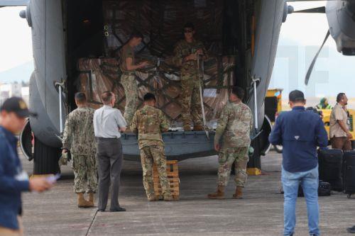 epa13254722 US Army personnel oversee a shipment of weapons purchased from the United States in Guatemala City, Guatemala, 21 September 2026. The shipment is the first such delivery since a US arms embargo imposed in 1978 was lifted in March 2026, and the weapons are intended to strengthen operations against drug trafficking and transnational organized...