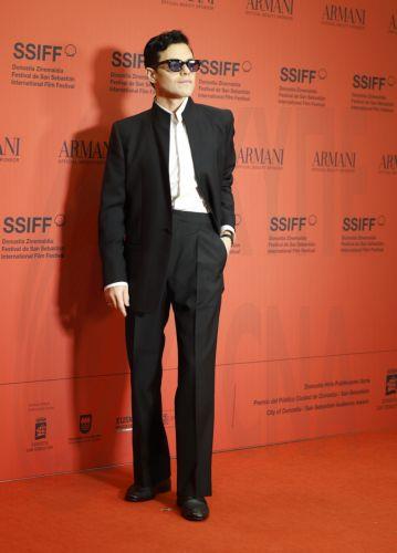 epa13256628 US actor Rami Malek arrives for the presentation of the film 'The Man I Love' at the 74th San Sebastian International Film Festival, in San Sebastian, Spain, 22 September 2026. The festival runs until 26 September 2026.  EPA/Juan Herrero
