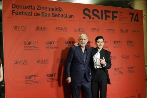 epa13256636 US actor Rami Malek (R) and filmmaker Ira Sachs (L) arrive for the presentation of the film 'The Man I Love' at the 74th San Sebastian International Film Festival, in San Sebastian, Spain, 22 September 2026. The festival runs until 26 September 2026.  EPA/Juan Herrero