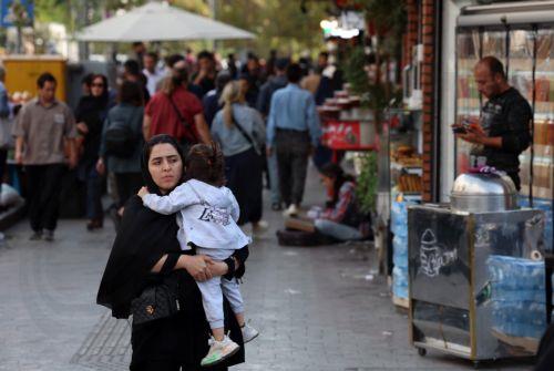epa13336129 Iranians walk on a street in Tehran, Iran, 28 October 2026, amid the ongoing US-Iran conflict.  EPA/ABEDIN TAHERKENAREH RESTRICTIONS: NO Access Israel Media/Persian Language TV Stations Outside Iran/Strictly No Access BBC Persian/VOA Persian/Manoto TV/Iran International TV. (As mandated by Iran's Directorate General for Foreign Media) --