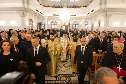 Ο Πρόεδρος της Δημοκρατίας κ. Νίκος Αναστασιάδης παρίσταται στην ενθρόνιση του νέου Αρχιεπισκόπου Κύπρου κ.κ. Γεωργίου, στον Καθεδρικό Ναό Αποστόλου Βαρνάβα, Λευκωσία, Κύπρος