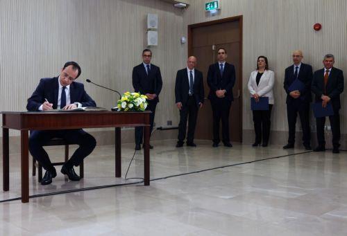 Τελετή διαβεβαίωσης των μελών της νέας Κυβέρνησης στο Προεδρικό Μέγαρο, Λευκωσία 1 Μαρτίου 2023. ΚΥΠΕ/ΚΑΤΙΑ ΧΡΙΣΤΟΔΟΥΛΟΥ