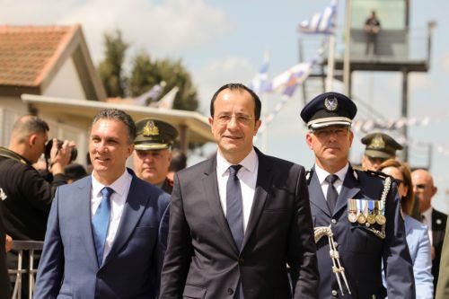 Ο Πρόεδρος της Δημοκρατίας Νίκος Χριστοδουλίδης παρίσταται στο τρισάγιο για τους ήρωες της ΕΟΚΑ 1955-1959 και καταθέτει στεφάνι.