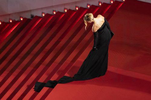 epa11348991 A guest attends the premiere of 'Oh, Canada' during the 77th annual Cannes Film Festival, in Cannes, France, 17 May 2024. The movie is presented in competition of the festival which runs from 14 to 25 May 2024.  EPA/ANDRE PAIN  / POOL
