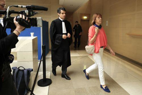 epa11608061 Gisele Pelicot (R), escorted by her lawyers Stephane Babonneau (C), exits the criminal court in Avignon, southern France, 16 September 2024. Dominique Pelicot, former husband of Gisele Pelicot, is accused of drugging his wife to rape her while she was unconscious and having offered her to dozens of men at their house in Mazan, south of France,...