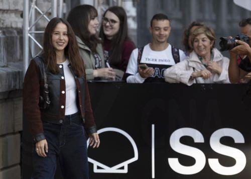 epa11619861 Spanish actor Irene Escolar arrives at the hotel for the 72nd edition of the San Sebastian Film Festival, in San Sebastian, Basque Country, Spain, 22 September 2024.  EPA/Javier Etxezarreta