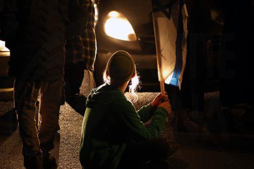 epaselect epa11829139 Israeli far-right activists blocking a road during a protest against a ceasefire deal between Israel and the Palestinian militant group Hamas, near the Prime Minister's Office in Jerusalem, 16 January 2025. Israel and Hamas agreed on a hostage release deal and a Gaza ceasefire to be implemented in the coming days following months of...