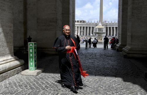 epa12075080 Cardinal Kriengsak Kovithavanij walks in Saint Peter's Square for the meeting of the General Congregation of Cardinals, in Vatican City, 05 May 2025. The cardinals continue their deliberations during general congregations held following the death of Pope Francis, in preparation for the assembly to elect a new pope, known as the conclave. ...