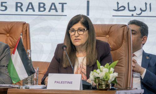 epa12119355 Palestinian Authority's Minister of State for Foreign Affairs and Expatriates Varsen Aghabekian attends the 5th meeting of the Global Alliance for the Implementation of the Two-State Solution in Rabat, Morocco, 20 May 2025. The meeting's theme is 'Sustaining the Peace Process Momentum: Lessons Learned, Achievements, and Prospects.'  EPA/JALAL...