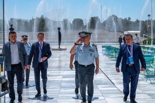 (Ξένη Δημοσίευση) Ο αρχηγός της Ελληνικής Αστυνομίας, Αντιστράτηγος Δημήτριος Μάλλιος, παρευρίσκεται  στην τελετή λήξης των εργασιών του 52ου Ευρωπαϊκού Περιφερειακού Συνεδρίου της INTERPOL, το οποίο φιλοξενήθηκε στην Αθήνα από 2 έως 4 Ιουνίου 2025. ΑΠΕ-ΜΠΕ/Υπουργείο Προστασίας του Πολίτη/STR