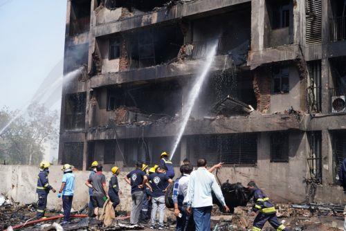 epa12171339 Firefighters work at the site of a plane crash near Sardar Vallabhbhai Patel International Airport in Ahmedabad, Gujarat, western India, 12 June 2025. Air India flight AI171, bound for London carrying 242 passengers and crew members on board a Boeing 787-8 aircraft, crashed minutes after take-off in the Meghaninagar area of Ahmedabad. ...