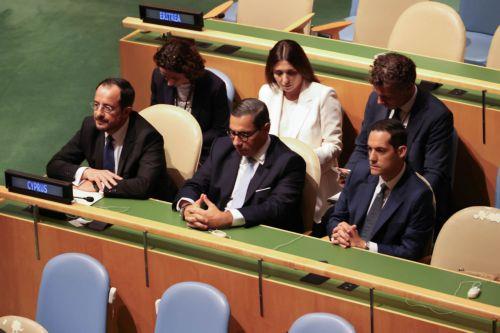 Ο Πρόεδρος της Δημοκρατίας κ. Νίκος Χριστοδουλίδης προσφωνεί την 80ή Γενική Συνέλευση των Ηνωμένων Εθνών. 