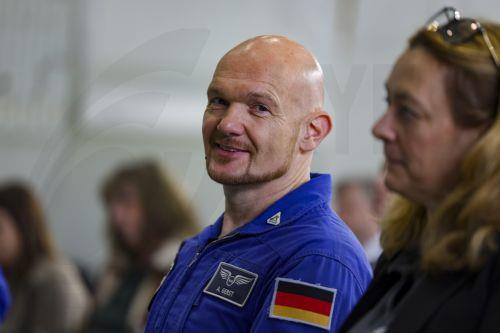 epa12537473 German ESA astronaut Alexander Gerst attends a press conference for the 'Argonaut' lunar lander project at the European Astronaut Centre (EAC) in Cologne, Germany, 20 November 2025. According to the European Space Agency (ESA), the Argonaut program represents Europe's path to 'autonomous, versatile and reliable access to the Moon'. Starting in...