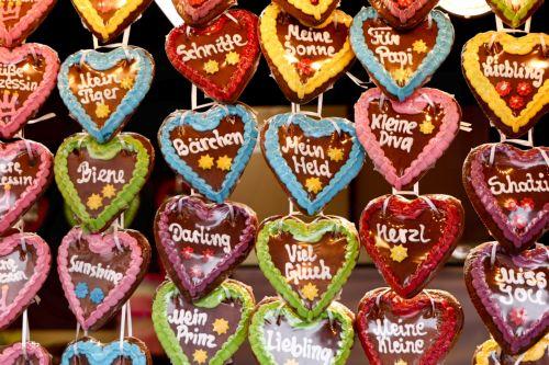 epa12537574 Chocolate hearts on display at the Christmas Market in Magdeburg, Germany, 20 November 2025. The market opened under enhanced protective measures nearly a year after a man drove a car through the market on 20 December 2024, killing six people and injuring over 300.  EPA/FILIP SINGER