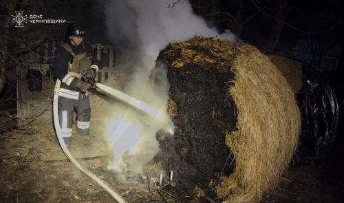 epa12573807 ​A handout photo made available by the State Emergency Service shows a fireman extinguishing a fire at a location after Russian missiles and drone strikes in the Kyiv region of Ukraine, 06 December 2025, amid the ongoing Russian invasion. At least eight people were injured after Russian shelling overnight in Ukraine, with 51 missiles of...