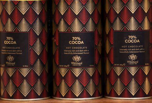 epa12594185 Cocoa powder at a chocolate drink store in London, Britain, 15 December 2025. Britain's favorite chocolates are shrinking and becoming more expensive ahead of Christmas as rising cocoa prices continue to put pressure on manufacturers. Global cocoa production has fallen by more than 14 percent this year, while cocoa prices have quadrupled since...