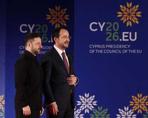 Ο Πρόεδρος της Δημοκρατίας Νίκος Χριστοδουλίδης υποδέχεται τους ηγέτες κρατών, τους εκπροσώπους κυβερνήσεων και τους επικεφαλής θεσμών της Ευρωπαϊκής Ένωσης (ΕΕ) στην Τελετή Έναρξης Κυπριακής Προεδρίας του Συμβουλίου της ΕΕ, Λευκωσία 7 Ιανουαρίου 2026. ΚΥΠΕ/ΚΑΤΙΑ ΧΡΙΣΤΟΔΟΥΛΟΥ