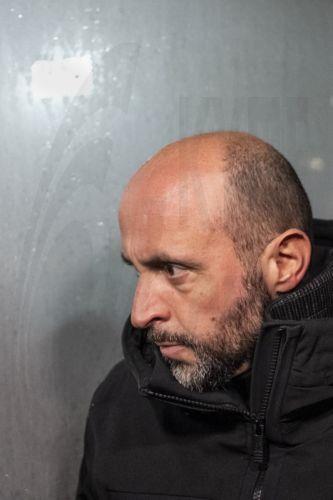 epa12637567 French owner of the bar in Crans-Montana, where the deadly fire happened on New Year's Day, Jacques Moretti arrives for questioning by the Valais public prosecutor's office in Sion, Switzerland, 09 January 2026. Swiss authorities have confirmed 40 fatalities, mostly teenagers and young adults, and 116 severe injuries following a fire at the Le...