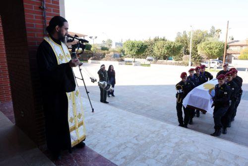 Η σορός του πρώην Προέδρου της Δημοκρατίας Γιώργου Βασιλείου τίθεται σήμερα σε λαϊκό προσκύνημα στον Ιερό Ναό Της Του Θεού Σοφίας, Λευκωσία 16 Ιανουαρίου 2026.ΚΥΠΕ/ΚΑΤΙΑ ΧΡΙΣΤΟΔΟΥΛΟΥ