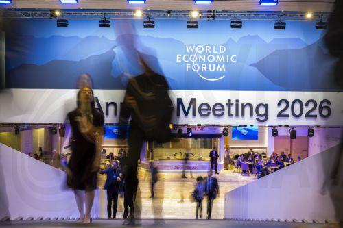 epa12666871 Participants leave after a plenary session in the Congress Hall at the 56th annual meeting of the World Economic Forum (WEF) in Davos, Switzerland, 21 January 2026. The meeting under the topic 'A Spirit of Dialogue' brings together entrepreneurs, scientists, and corporate and political leaders in Davos and takes place from 19 to 23 January in...