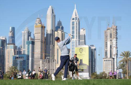 epa12669744 Rory McIlroy of Northern Ireland in action during the first round of the Hero Dubai Desert Classic 2026 Golf tournament in Dubai, United Arab Emirates, 22 January 2026.  EPA/ALI HAIDER