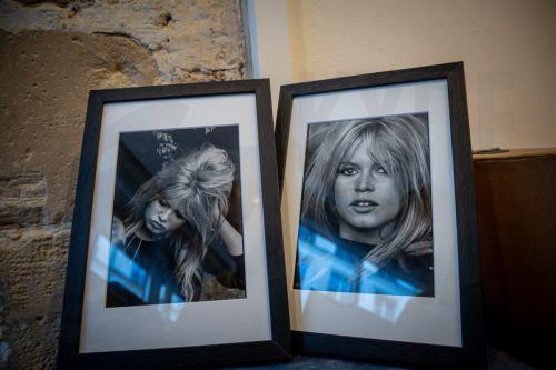 epa12692472 Photographic prints of French actress Brigitte Bardot on display at the 'Galerie de l'Instant' for the exhibition 'Et Dieu Crea Bardot' (And God created Bardot) in Paris, France, 30 January 2026.  EPA/CHRISTOPHE PETIT TESSON