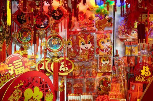 epa12719318 Decorations featuring horses are on sale amid preparations for the Chinese New Year in Beijing, China, 09 February 2026. The Chinese New Year, or Spring Festival, begins on 17 February, ushering in the Year of the Fire Horse with festivities running until the Lantern Festival on 03 March.  EPA/JESSICA LEE