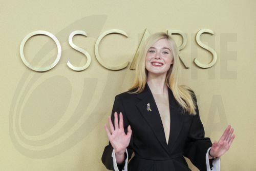 epaselect epa12725575 US actor Elle Fanning arrives for the 98th Oscars Nominees Luncheon at the Beverly Hilton Hotel in Beverly Hills, California, USA, 10 February 2026.  EPA/CHRIS TORRES