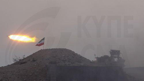 epa12747742 A handout photo made available by Iran's Islamic Revolutionary Guard Corps (IRGC)'s official website Sepahnews on 16 February 2026 shows IRGC members participating in a military drill in the Persian gulf, southern Iran. The IRGC launched a large-scale exercise in the Strait of Hormuz, state media reported. The drills follow an increased US...