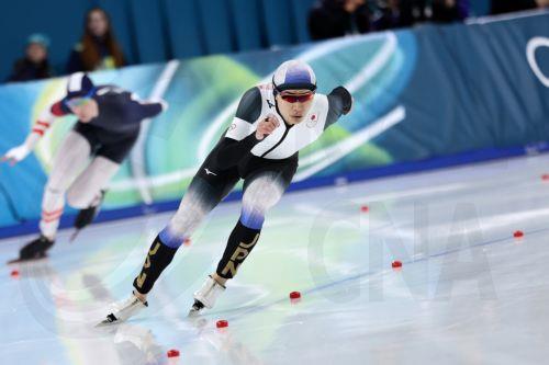 epa12758136 Kazuya Yamada of Japan competes in the Men's 1500m final of the Speed Skating competitions at the Milano Cortina 2026 Winter Olympic Games, in Milan, Italy, 19 February 2026.  EPA/TERESA SUAREZ