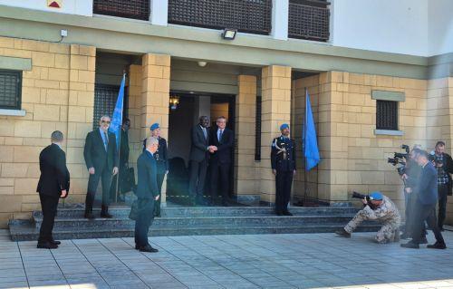 Συνάντηση Προέδρου της Δημοκρατίας με τον Τουρκοκύπριο ηγέτη Τουφάν Έρχιουρμαν στην Οικία Ειδικού Αντιπροσώπου του ΓΓ των ΗΕ στην Κύπρο Χασίμ Ντιάν