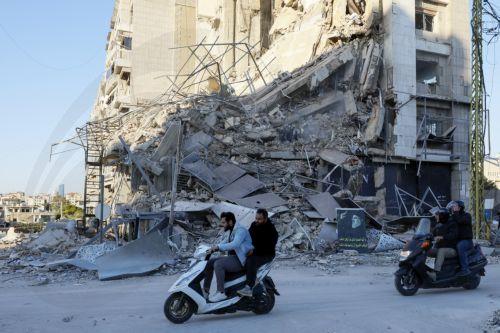 epa12807371 The destroyed branch of the Al-Qard Al-Hasan, a Hezbollah-affiliated financial institution, after it was targeted by an Israeli strike in the southern suburbs of Beirut, Lebanon, 09 March 2026. The Israeli military stated it is conducting strikes across the country targeting Hezbollah infrastructure and personnel. According to the Lebanese...