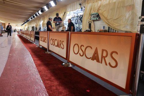 epa12815921 Preparations for the 98th annual Academy Awards ceremony are underway in Los Angeles, California, USA, 12 March 2026. The 98th Academy Awards ceremony will take place at the Dolby Theatre in Los Angeles on 15 March 2026.  EPA/CHRIS TORRES