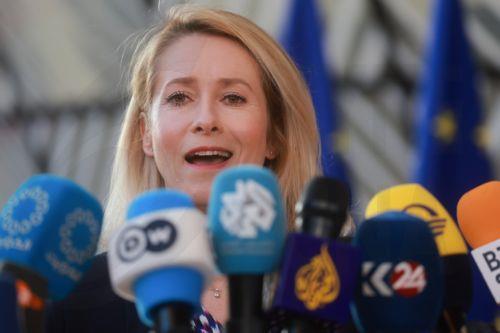 epa12824676 European Union High Representative for Foreign Affairs and Security Policy Kaja Kallas arrives ahead of a Foreign Affairs Council meeting at the Council of the European Union in Brussels, Belgium, 16 March 2026. EU ministers are discussing the impact of the escalating conflict in the Middle East and possible measures to safeguard freedom of...