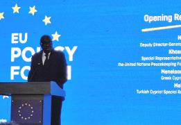 UN official speaks of cautious but meani