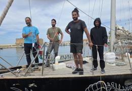 Global Sumud Flotilla boat remains in Ka